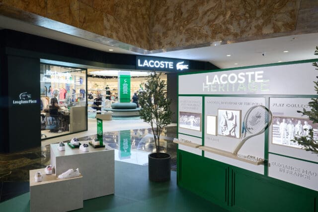 結合法國傳統和運動時尚風格 Lacoste於香港朗豪坊的全新概念店正式開幕